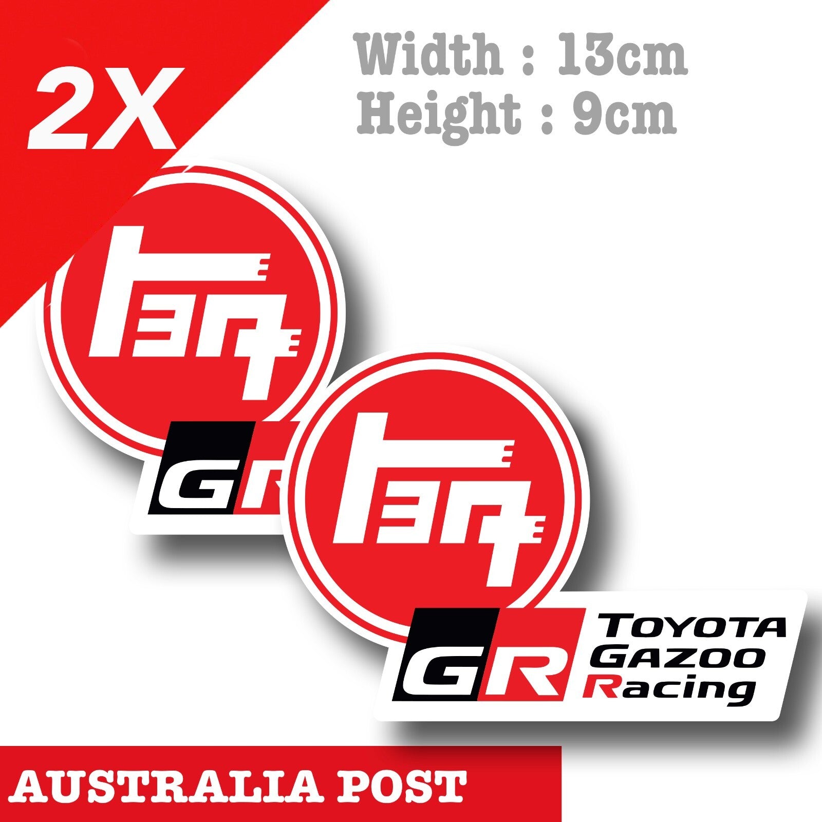 Toyota Gazoo Racing GR Japanese  Toyota Logo JDM Laptop , Car  Vinyl  Sticker 