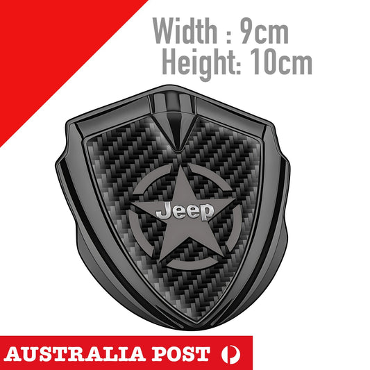 JEEP STAR DARK 4x4 Badge , Jeep Logo Sticker