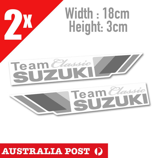 Suzuki Classic Team Banner 2x Stickers