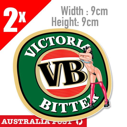VB Beer Can VB Beer Can Sticker Suit Bar Camping Fishing Boat Bumper sticker