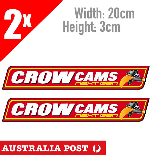 CROW CAMS Banner VINTAGE MOTORSPORT HOT ROD RAT ROD Stickers