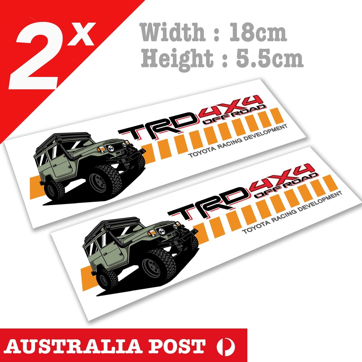 Toyota LAND CRUISER OFF ROAD Banner, Hulix, Land Cruiser, 4X4 Stickers