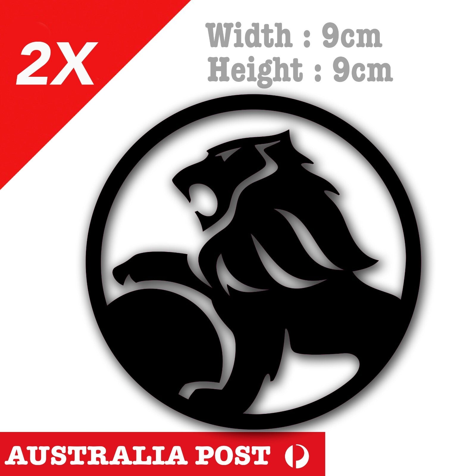 HOLDEN Logo Black  Sticker