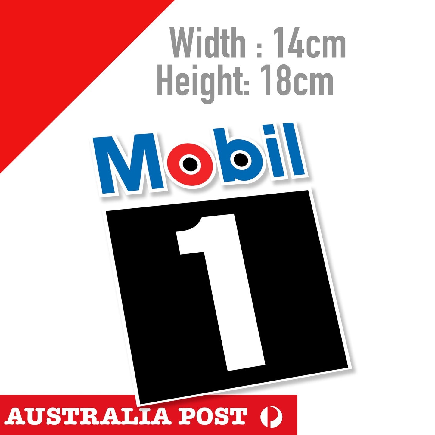 Mobil 1 Motor Oil Logo - MOBIL 1 Logo Laptop , Car , RACING, Mancave, Sticker