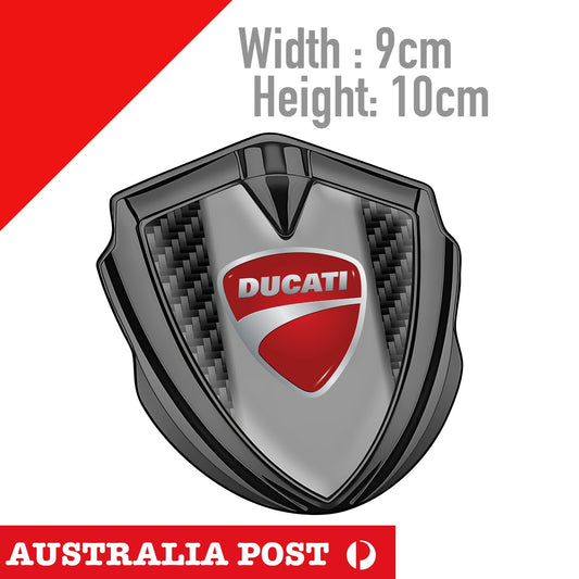 DUCATI Logo Badge , DUCATI RACING  Motorcycle badge Sticker