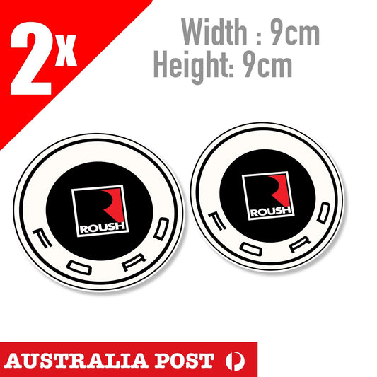 FORD ROUSH Performance Racing Motorsport Round Logo  Stickers