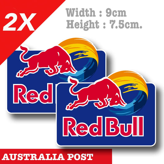 Red Bull Logo x2 Decal Sticker