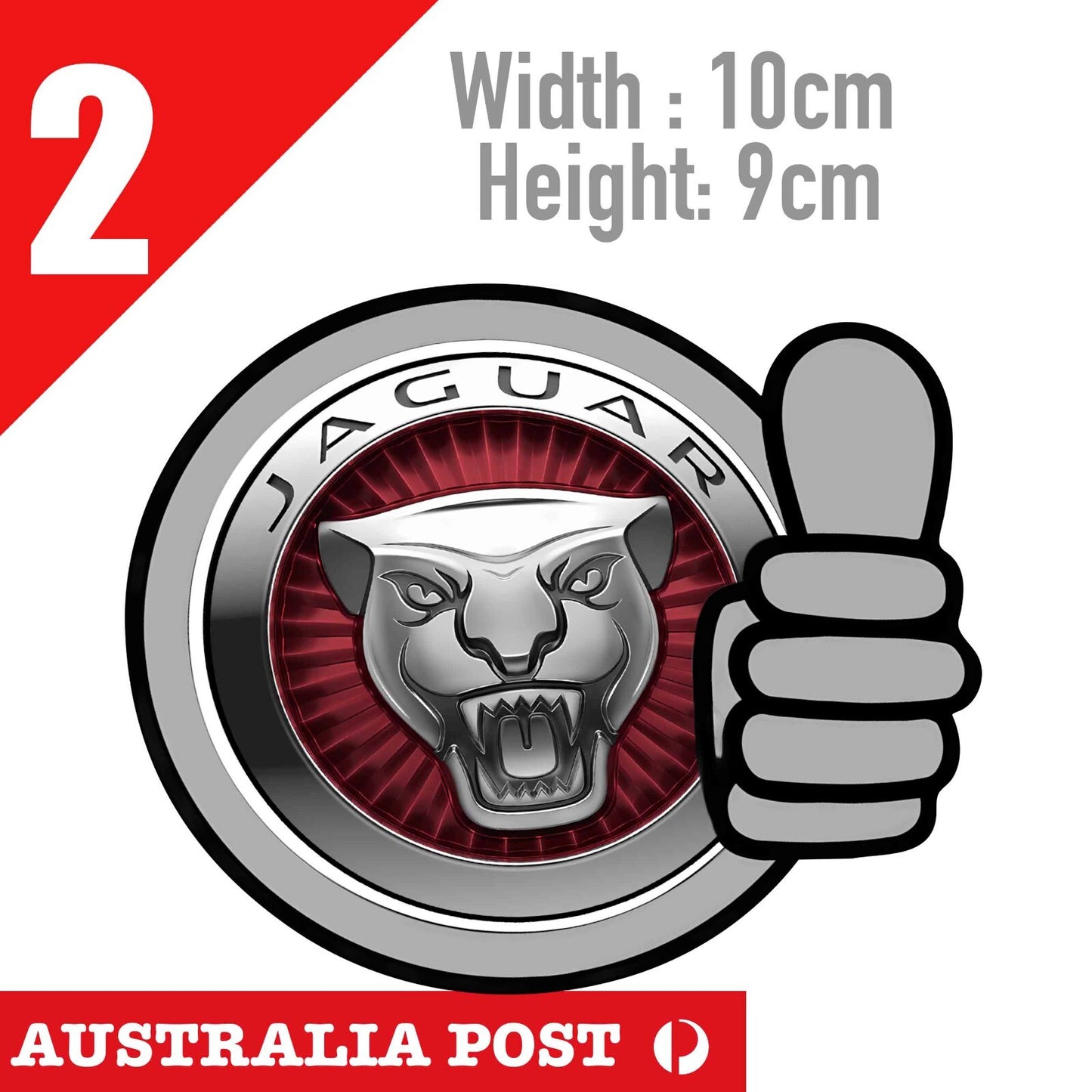 JAGUAR Logo Thumbs Up Sticker