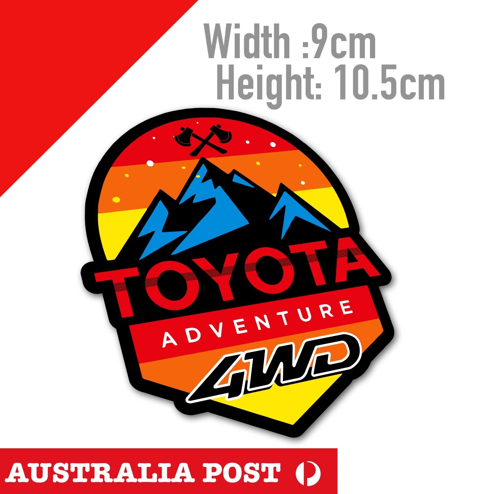 Toyota HILUX TRD Adventure 4WD Logo, 4x4 Off Road, Hilux Toyota  Stickers