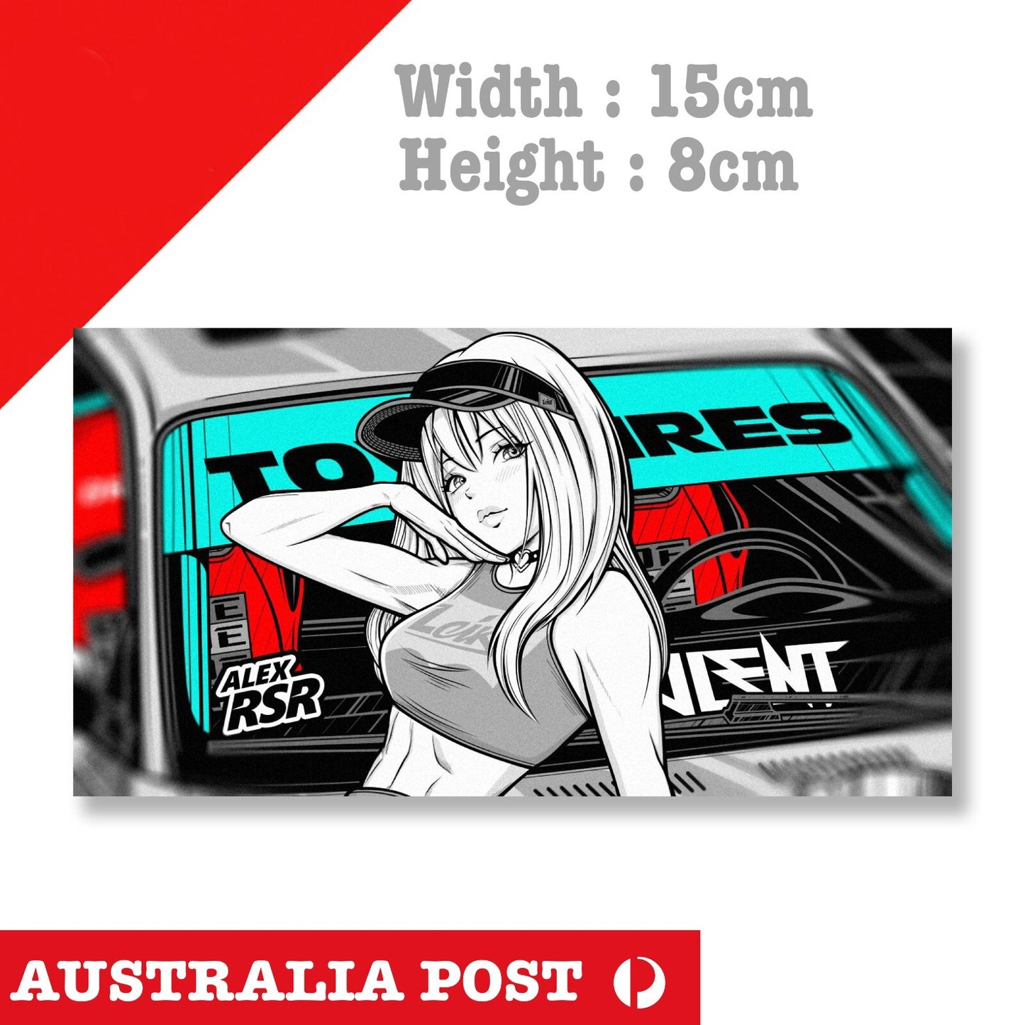 Tokyo Drift Girl Laptop ,JDM SEXY GIRL, Car  Decal Sticker