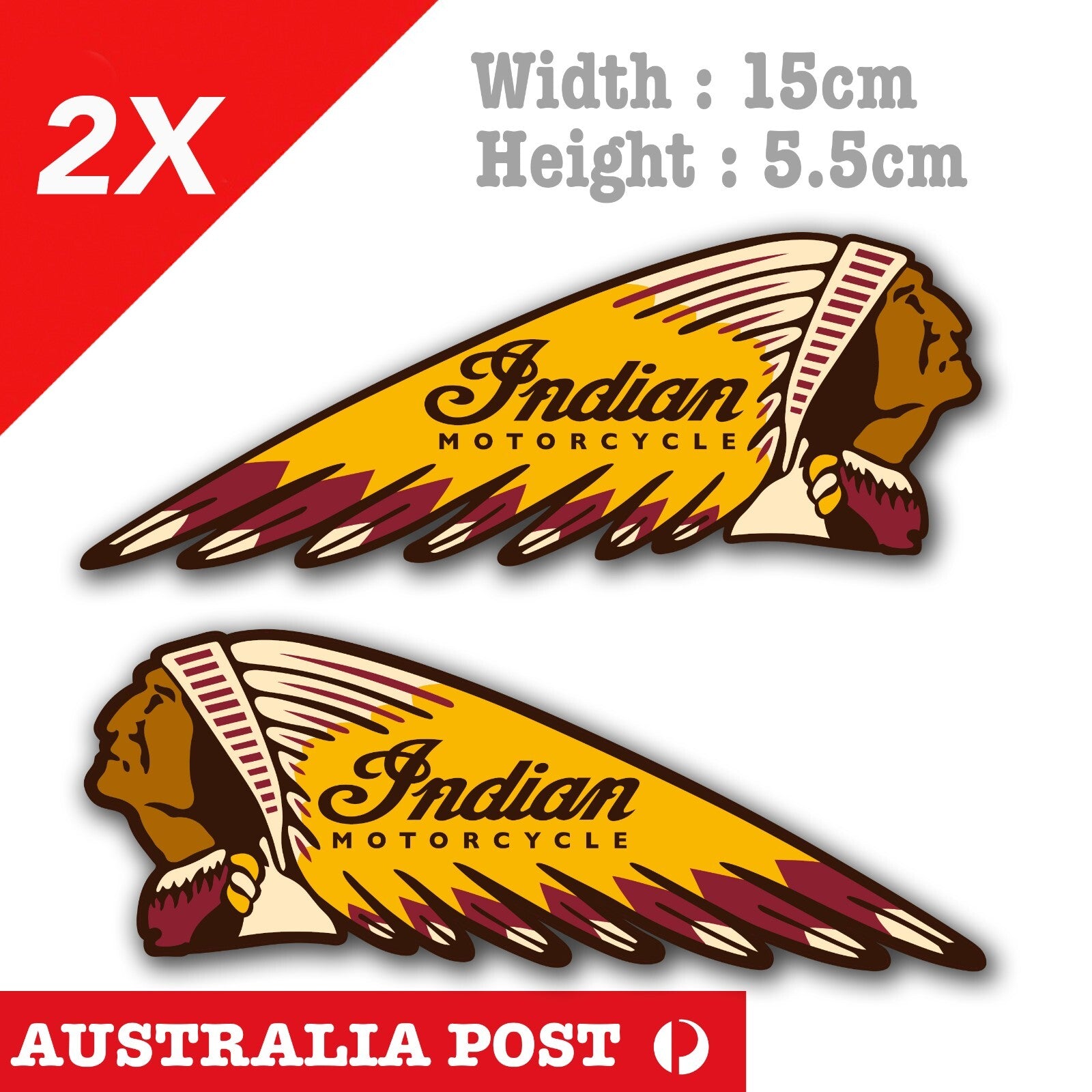 Indian Motorcycle  Logo, Motorcycle Helmet, Fuel Tank Sticker