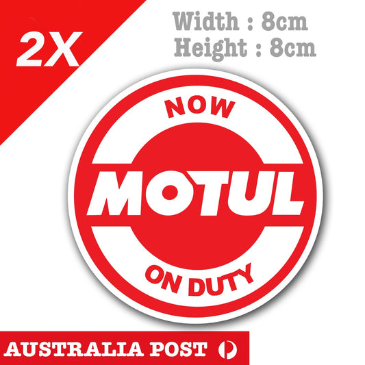 MOTUL Logo ON Duty  Laptop , Car  Vinyl  Sticker