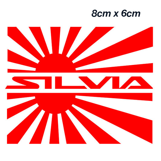 JDM LOGO Nissan SILVIA Raising Sun S15 S14 S13  Laptop , Car  Decal Sticker 