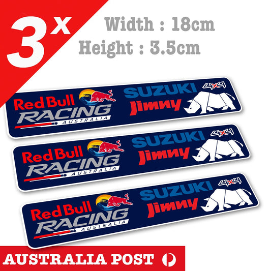Red Bull SUZUKI JIMNY 4x4  4x4 Offroad  Logo  Sticker 