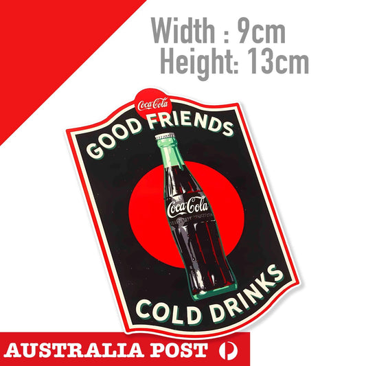 Coca Cola Vintage Sign, Dirty, Damaged - Retro  Sticker