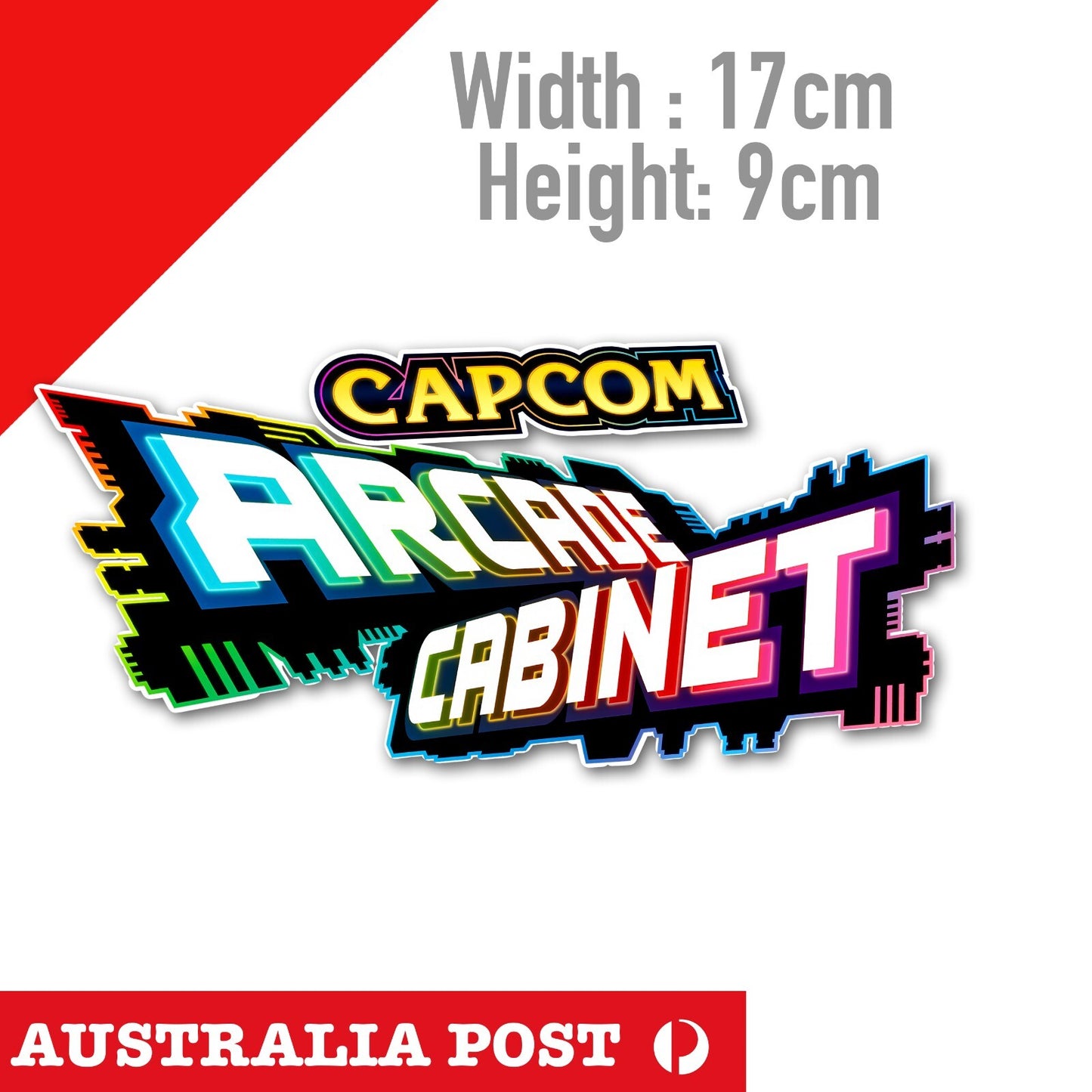 Capcom Arcade Cabinet Logo Classic Game,Arcade Game Sticker