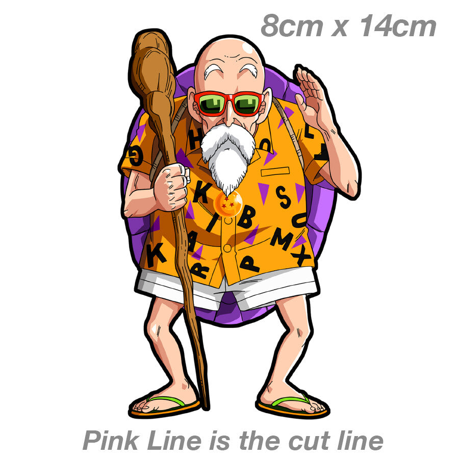 Master Roshi Dragon Ball Z  , Car  Decal Sticker 