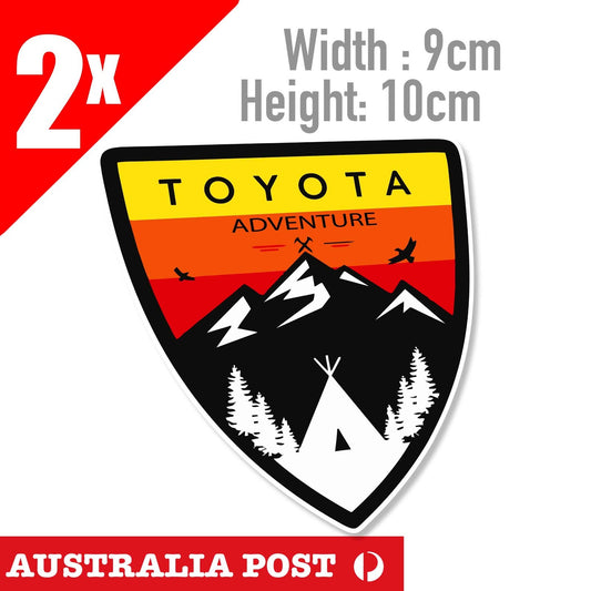 Toyota HILUX TRD Adventure Logo, 4x4 Off Road, Hilux Toyota Stickers