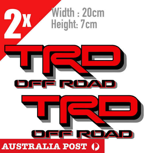 Toyota TRD Off Road Logo, 4x4 Off Road, Hilux Toyota  TRD Vintage Stickers