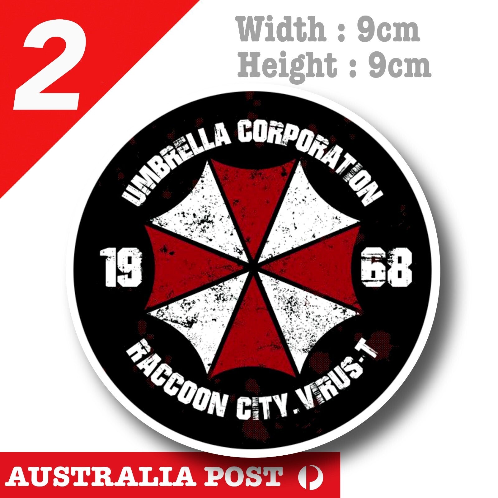Umbrella Corporation Seal Resident Evil Sign  Laptop , Car  Vinyl  Sticker 