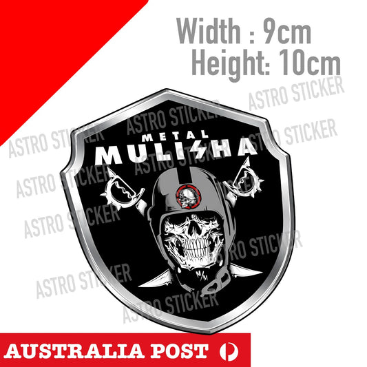 Metal Mulisha Skull,Motocross Dirt Bike 4x4 Off Road, Fuel Tank, Sheild Stickers
