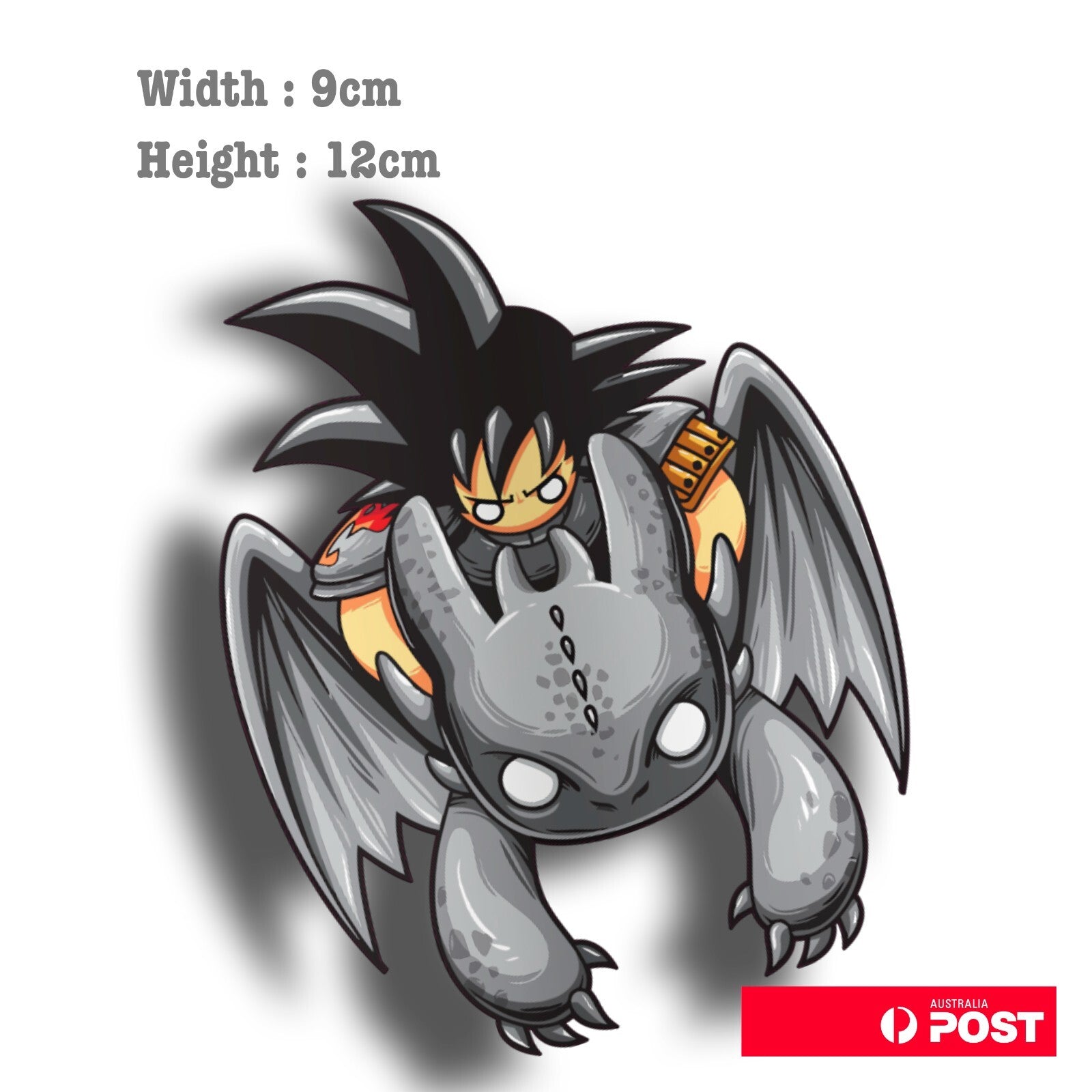 Hiccup Riding Toothless - How to Train Your Dragon Laptop , Car  Decal Sticker 