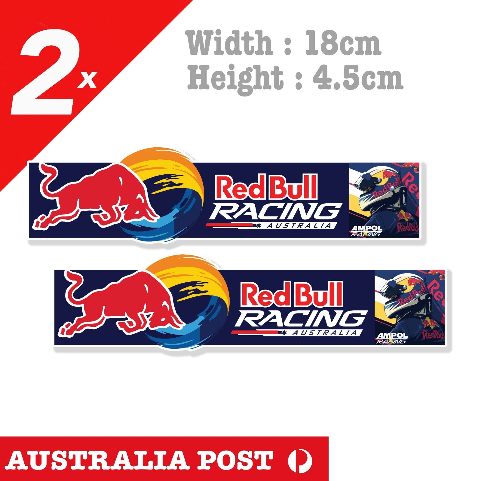 Red Bull RACING Ampol Australia Moto Racing  Stickers