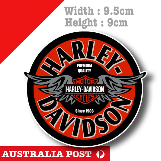 Harley Davidson Motorcycle Premium Quality,Fuel Tank, Helmet Sticker
