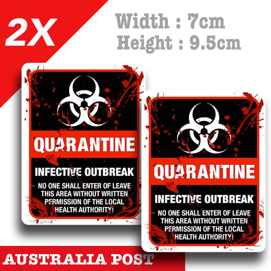 Umbrella Corporation Resident Evil Sign Quarantine Label Vinyl  Sticker s