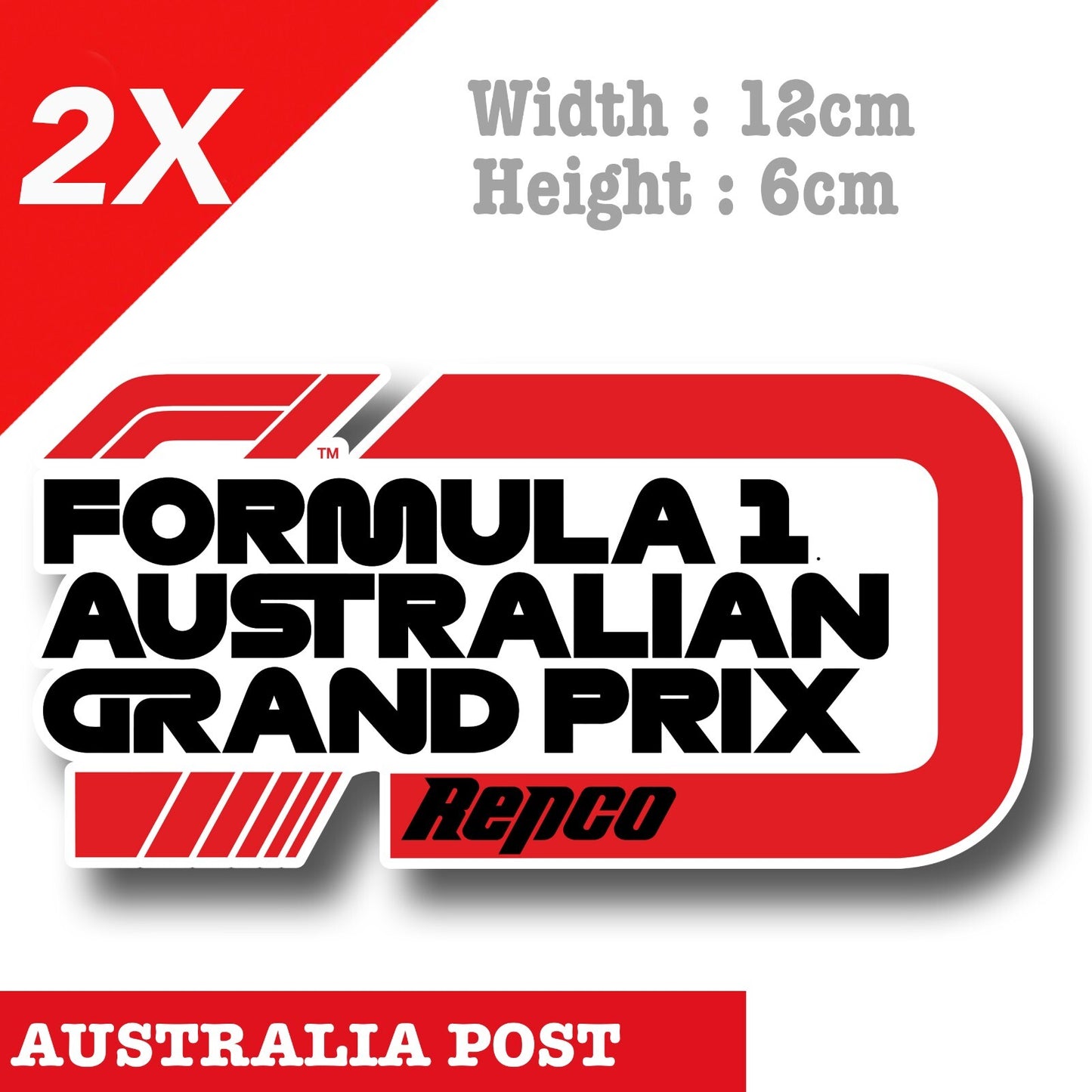 REPCO Grand Prix Australia , Formula 1 Australian Grand Prix Decal Sticker