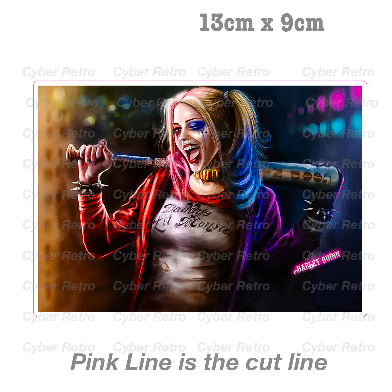 Harley Quinn with Baseball Bat - Suicide Squad  Sticker