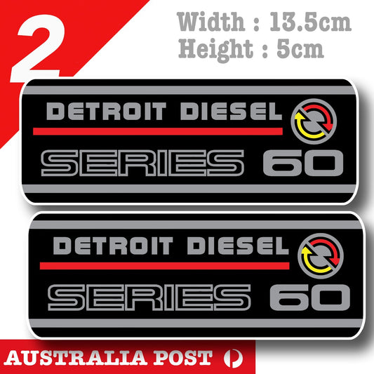 DETROIT Diesel Series 60 Laptop , Car  Decal Sticker