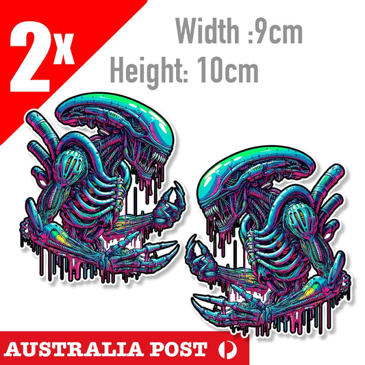 Alien Vs Predator 2x  Sticker