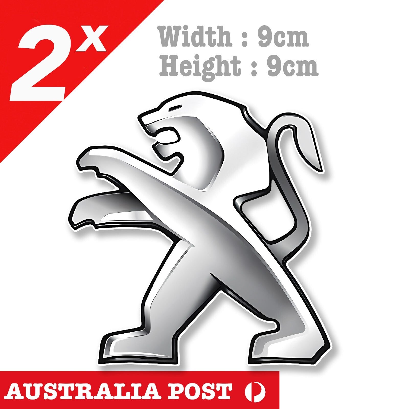 PEUGEOT Vintage Logo , Ute ,Car 4x4  Sticker