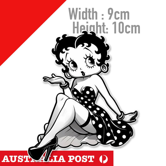 Betty Boop Blow Kisses  Sticker