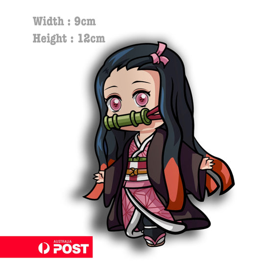 Nezuko Kamado Demon Slayer Baby face JDM Decal Sticker