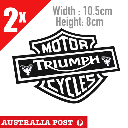 TRIUMPH Motorcycle Logo, Helmet, Fuel Tank Stickers
