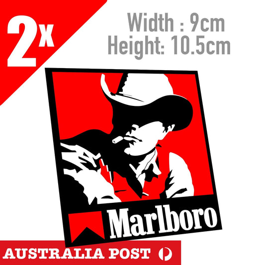 Marlboro COWBOY Logo Sticker