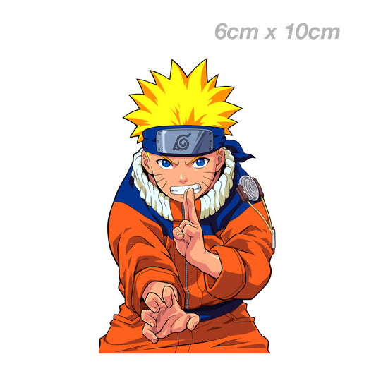 Naruto Uzumaki Kung Fu posing JDM Laptop , Car  Decal Sticker 