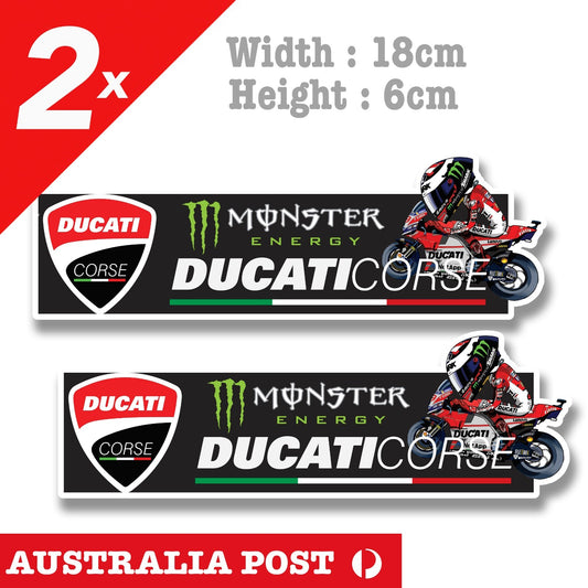 Monster Energy Drink DUCATI MotoGP Racing Ducati Corse banner Sticker