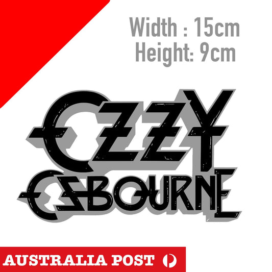 Ozzy Osbourne sticker heavy metal Logo  Sticker