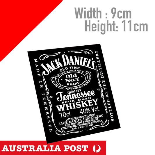 Jack Daniels Whiskey Label Sticker