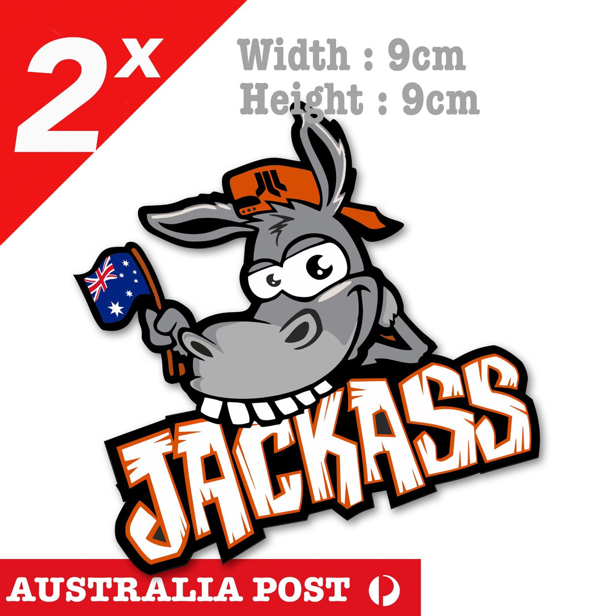 Jack Miller 43 JACKASS Funny , Australian Flag, MotoGo Stickers