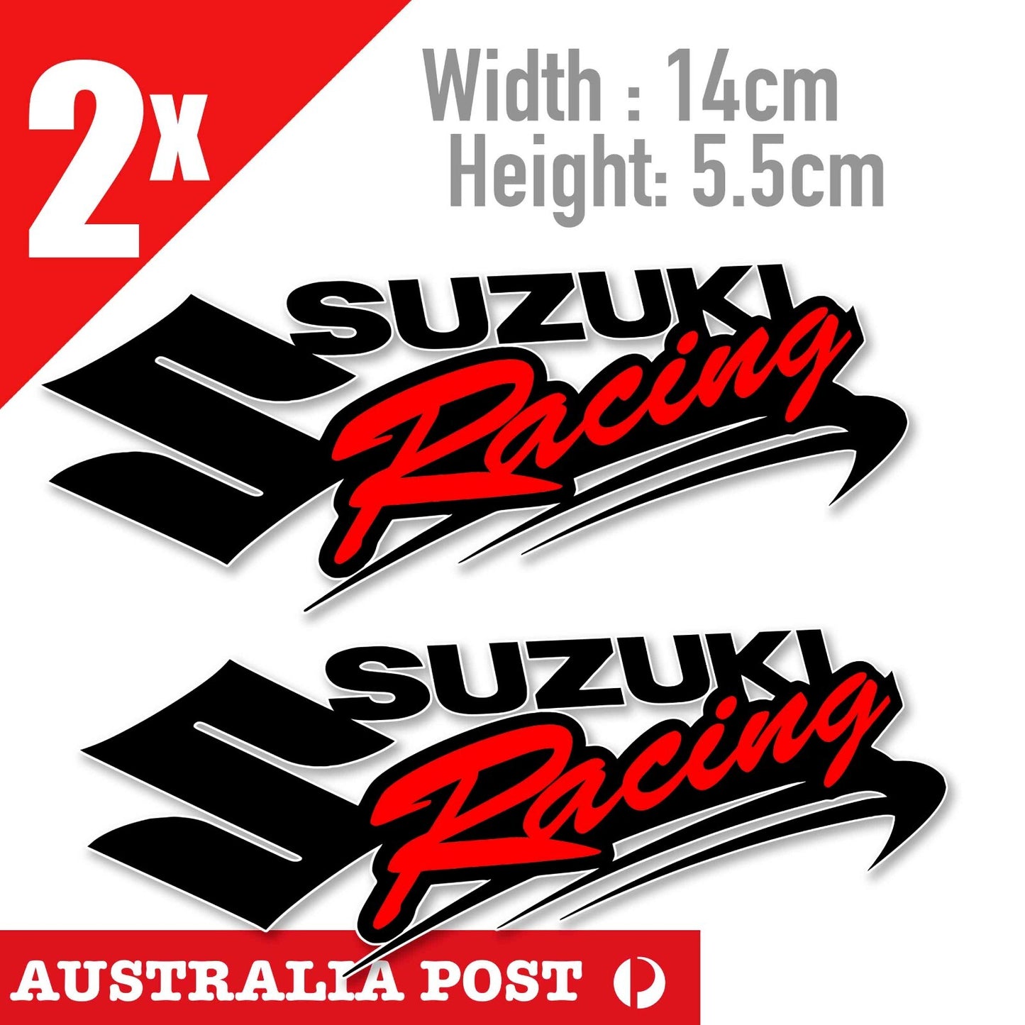 Suzuki Classic RACING Team Banner 2x Stickers