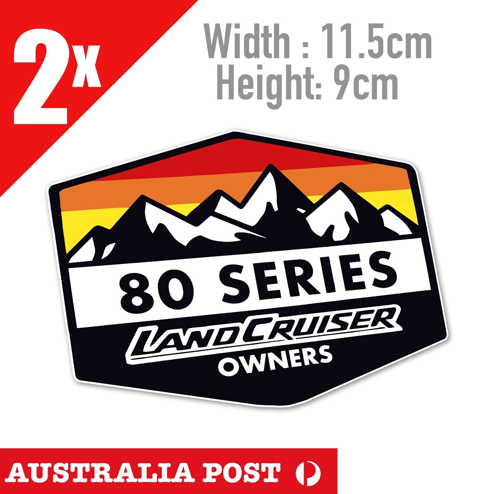 Toyota LAND CRUISER TRD  80 Series , Toyota  Logo, Hilux, 4WD, Off Road  Sticker