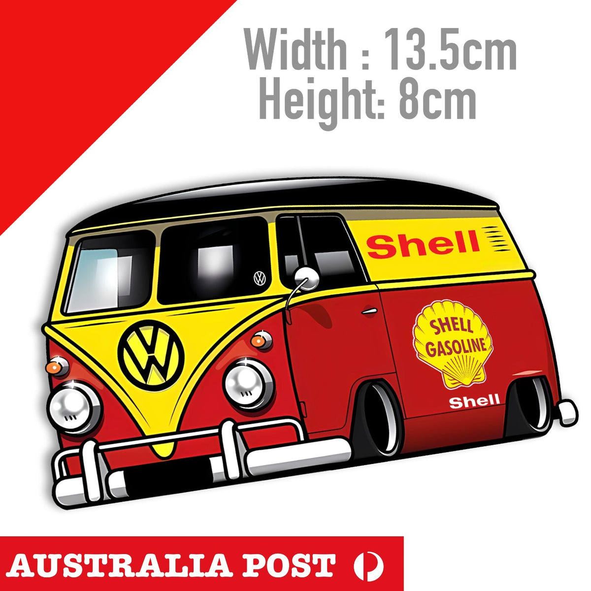 Racing COMBI SHELL Oil Logo Sticker