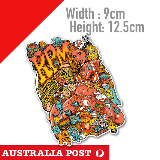 RMP Vintage Toy Collection Sexy Nurse Sticker