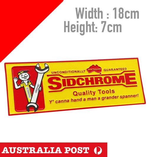 Sidchrome QUALITY Tools Vintage Sign, Unconditionally Guaranteed Sticker