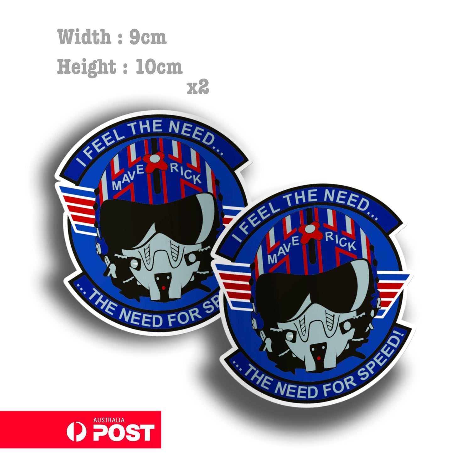 Top Gun Maverick Helmet  Decal Sticker 