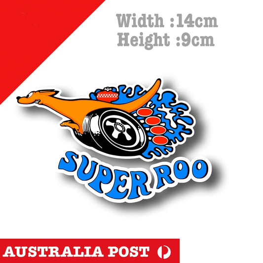 Super Roo, Classic GT-HO Ford WX XY Falcon Super Roo Decal Sticker